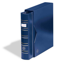 Ringbinder OPTIMA, Classic-Design SIGNUM, inkl. Schutzkassette, blau