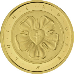 50 Euro Deutschland 2017 Gold st - Lutherrose - F Stuttgart