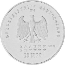 5 x 20 Euro Gedenkmünze Deutschland 2016 Silber bankfrisch - komplett!