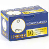 LINDNER 10er-Pack runde Münzkapseln 25mm