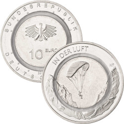 10 Euro Gedenkmünze Deuschland 2019 bfr. - In der Luft