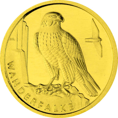 5 x 20 Euro Goldmünze Wanderfalke - Deutschland 2019 -...