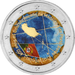 2 Euro Portugal 2019 - Madeira - coloriert / mit Farbe