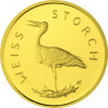 20 Euro Goldmünze "Weißstorch" - Deutschland 2020 - Serie: "Heimische Vögel" - A Berlin