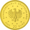 20 Euro Goldmünze "Weißstorch" - Deutschland 2020 - Serie: "Heimische Vögel" - F Stuttgart