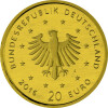 20 Euro Goldmünze "Nachtigall" - Deutschland 2016 - Serie: "Heimische Vögel" - J Hamburg