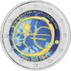 2 Euro Deutschland 2009 - 10 Jahre WWU - coloriert / mit Farbe
