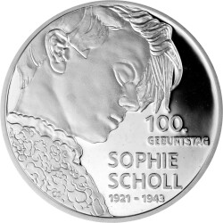20 Euro Deutschland 2021 Silber PP - Sophie Scholl