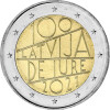2 Euro Gedenkmünze Lettland 2021 bfr. - 100 Jahre Anerkennung