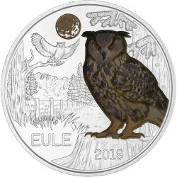 3 Euro Tier-Taler Österreich 2018 - Eule