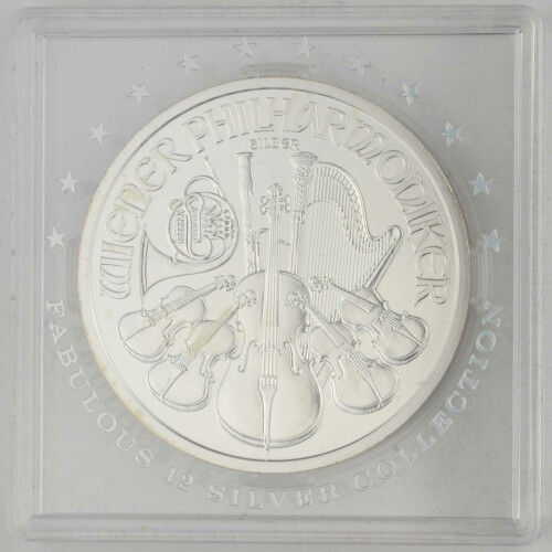 1,5 Euro 2009 Silber BU Wiener Philharmoniker silver Austria