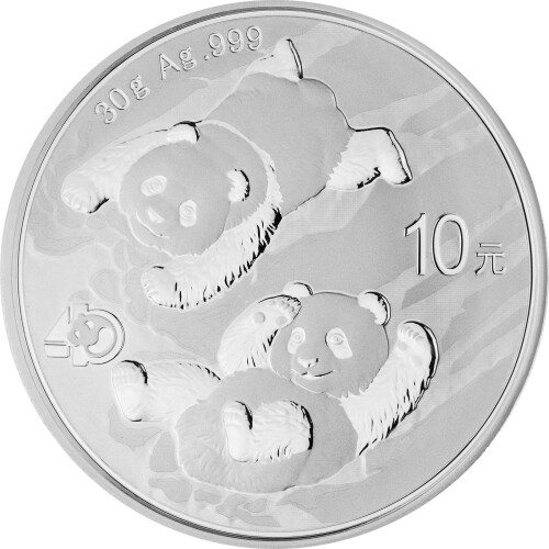 30 Gramm Silber Panda 2022