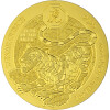 100 Francs Ruanda 2022 - 1 Unze Gold BU - Lunar: Jahr des Tigers