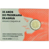 2 Euro Gedenkmünze Portugal 2022 PP - 35 Jahre Erasmus - im Blister