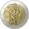 2 Euro Gedenkmünze Frankreich 2022 st - Olympia Diskuswerfen - im Blister
