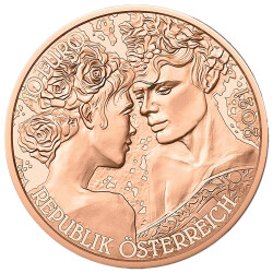 10 Euro Gedenkmünze Österreich 2021 Kupfer bfr. - Die Rose