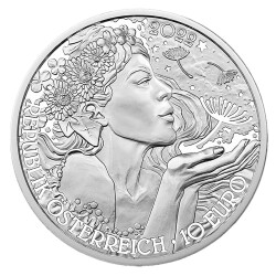 10 Euro Gedenkmünze Österreich 2022 Silber hgh - Der Löwenzahn