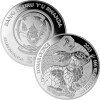 50 Francs Ruanda 2023 - 1 Unze Silber PP - Lunar: Jahr des Hasen