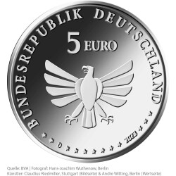 5 Euro Gedenkmünze Deutschland 2023 bfr. - Mauerbiene