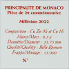 2 Euro Gedenkmünze Monaco 2022 PP - 100. Todestag von Prinz Albert I