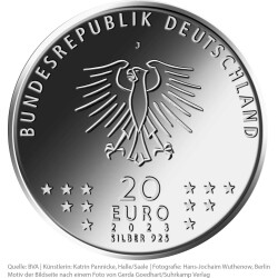 20 Euro Deutschland 2023 Silber PP - Bertolt Brecht