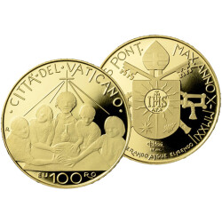100 Euro Gedenkmünze Vatikan 2022 Gold PP - 2....