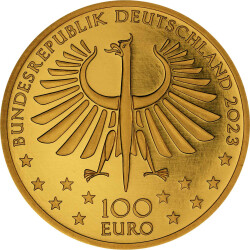 100 Euro Deutschland 2023 Gold st -  J. W. Goethe "Faust" - A Berlin