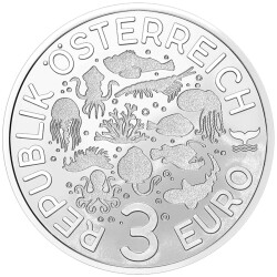 3 € Österreich 2025 - Leuchtkalmar