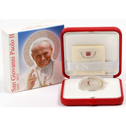 10 Euro Gedenkmünze Vatikan 2015 Silber PP -...
