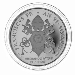 5 Euro Gedenkmünze Vatikan 2018 Silber PP - Heiligsprechung Papst Paul VI.