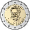 2 Euro Gedenkmünze Monaco 2023 PP - 100. Geburtstag von Fürst Rainier III.