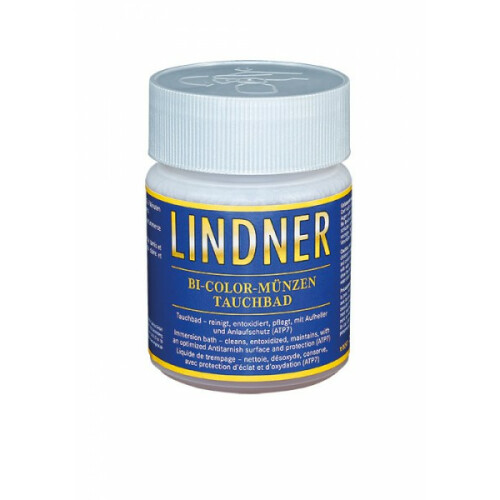 LINDNER Tauchbad 250 ml 2 Euro Münzen