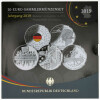 20 Euro Gedenkmünzen-Set Deutschland 2019 Polierte Platte (PP)