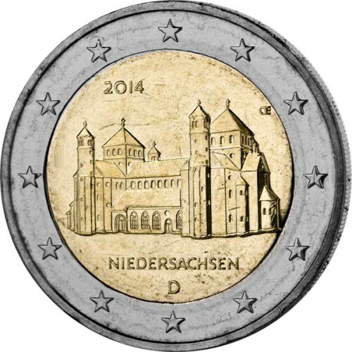 2 Euro Gedenkmünze Deutschland 2014 bfr. - Michaeliskirche