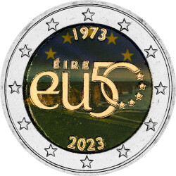 2 Euro Irland 2023 - 50 Jahre EU-Mitgliedschaft -...