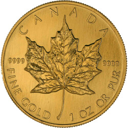 Maple Leaf Goldm&uuml;nze - 1 Unze Feingold 2001