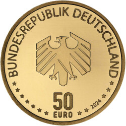 50 Euro Gold Deutschland 2024 - "Mobilität" - Serie: Deutsches Handwerk