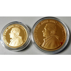 20 + 50 Euro Gold Gedenkmünzen-Set Vatikan 2007 - Die Eucharistie