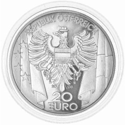 20 Euro Gedenkmünze Österreich 2003 Silber PP - Die Nachkriegszeit