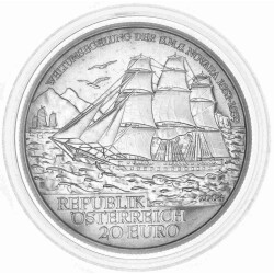 20 Euro Gedenkmünze Österreich 2004 Silber PP - SMS Novara