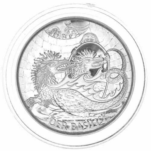 10 Euro Gedenkmünze Österreich 2009 Silber PP - Der Basilisk