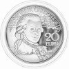 20 Euro Gedenkmünze Österreich 2016 Silber PP - Mozart - Das Genie