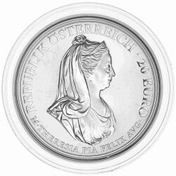 20 Euro Gedenkmünze Österreich 2018 Silber PP - Milde und Gottvertrauen