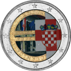 2 Euro Kroatien 2023 - Euro Einf&uuml;hrung -...