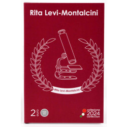 2 Euro Gedenkmünze Italien 2024 st - Rita Levi-Montalcini - im Blister