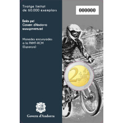 2 Euro Gedenkmünze Andorra 2024 st - Mountainbike Weltmeisterschaft