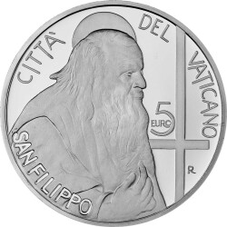 5 Euro Gedenkmünze Vatikan 2024 Silber PP - Apostel...