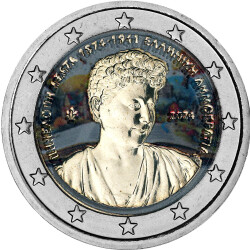 2 Euro Griechenland 2024 - Penelope Delta - coloriert /...