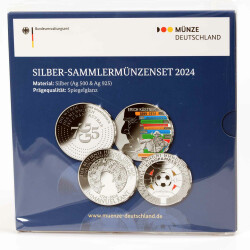 20 + 11 Euro Gedenkmünzen-Set Deutschland 2024...