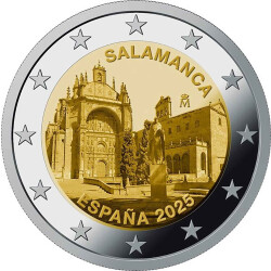 2 Euro Gedenkmünze Spanien 2025 bfr. - Altstadt von...